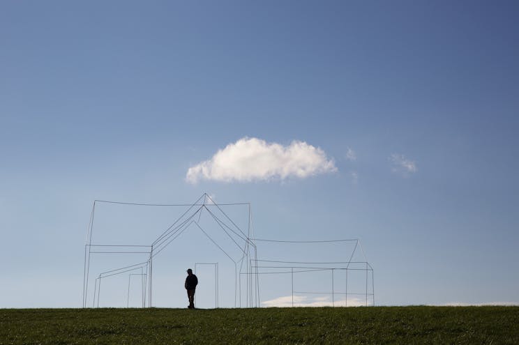 Wormfarm Institute's Public Art displays in Sauk County, Wisconsin