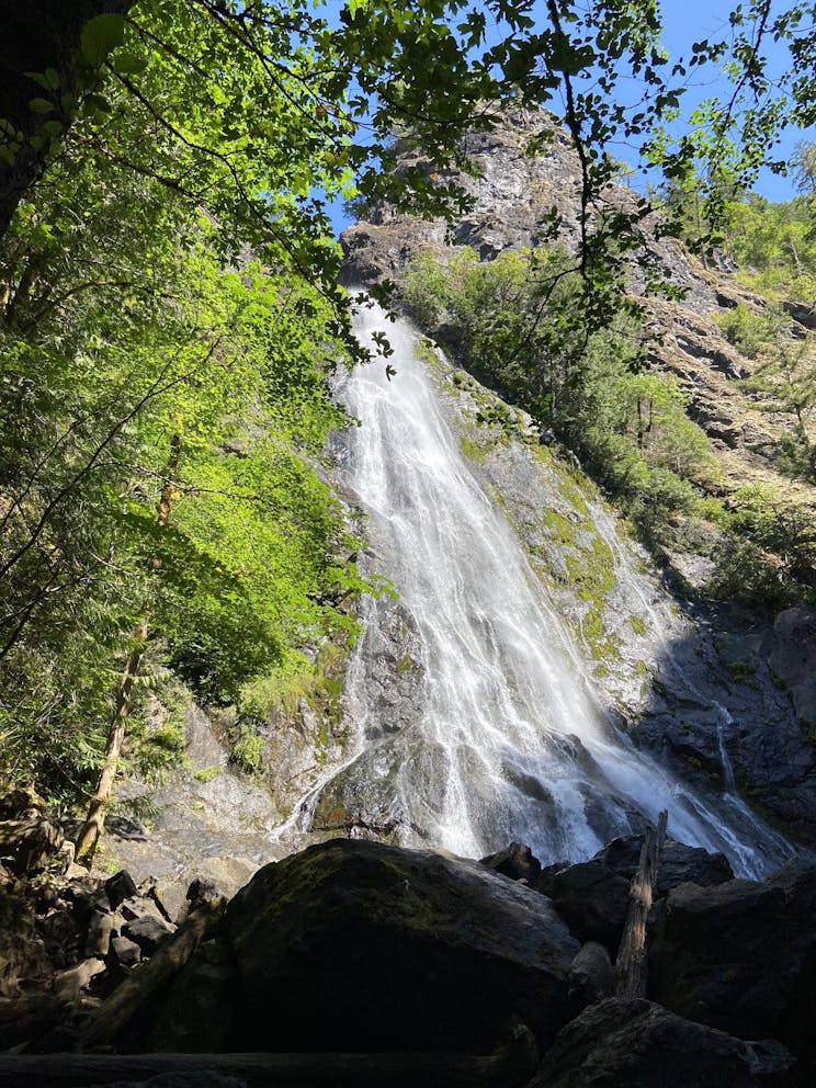 Rocky Brook Falls in Brinnon, WA